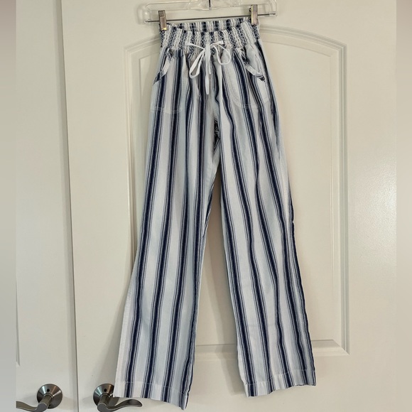 Ci Sono Pants & Jumpsuits Ci Sono Pinstripe Linen Pants Poshmark